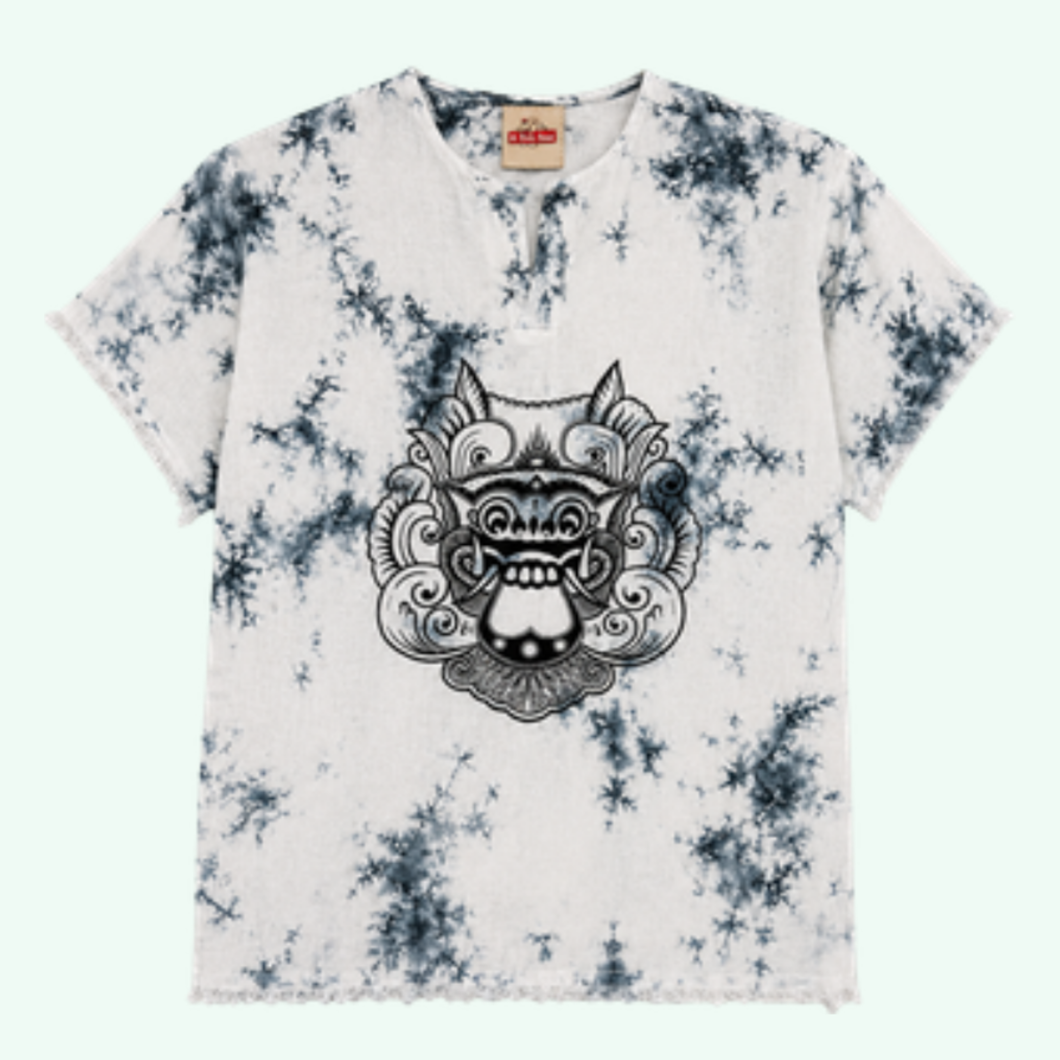 Baju Motif Barong Putih