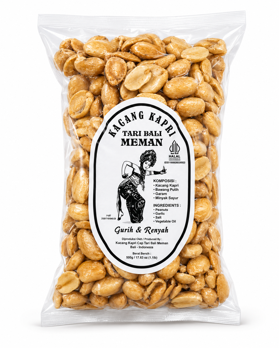 Kacang Kapri Tari Bali Meman